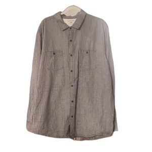 Men's extra large horny toad plaid button down.